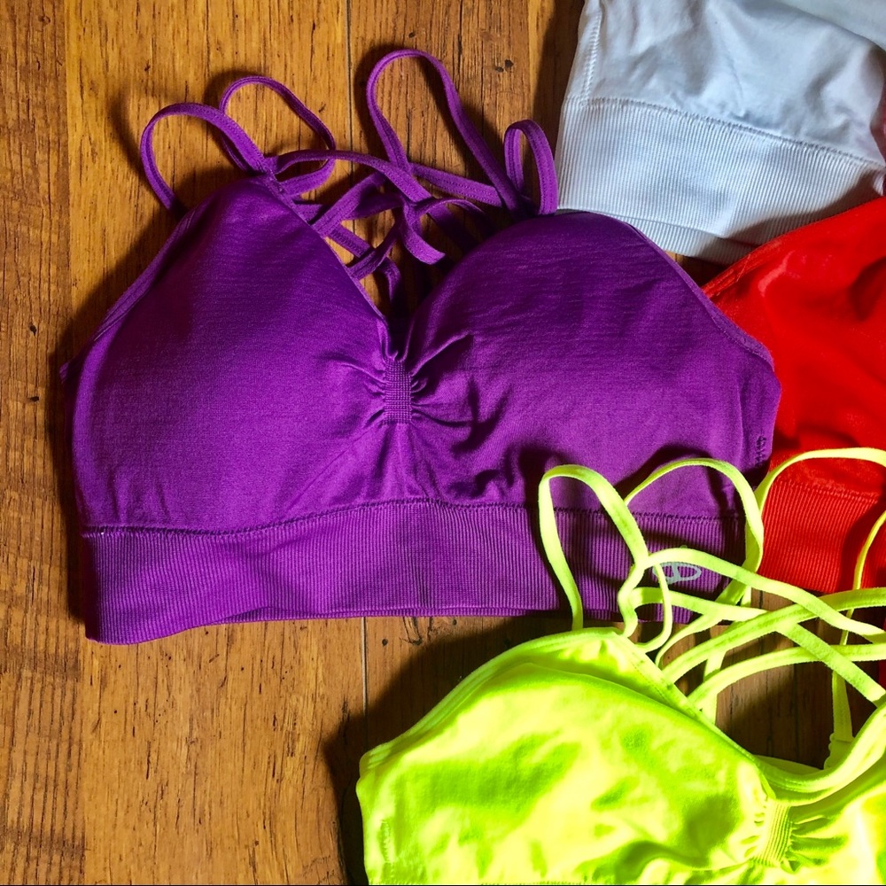 Criss Cross Strappy Bras 5 S/M - Picture 2 of 7